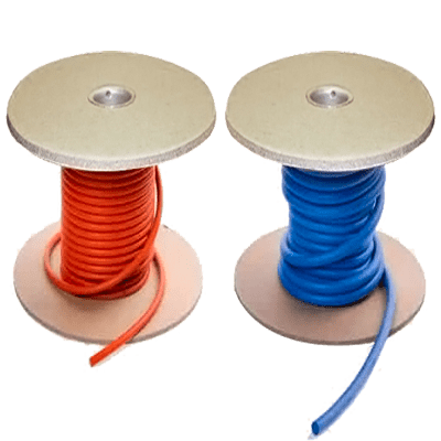 Уплотнительные шнуры | Шнур силиконовый синий / оранжевый | Sealing Silicone Cords blue / Orange